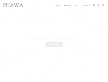 Tablet Screenshot of phawa.com